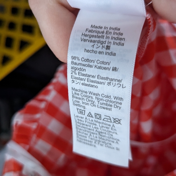 NWT J. Crew One Shoulder Ruffle Checked Top - Picture 3 of 6